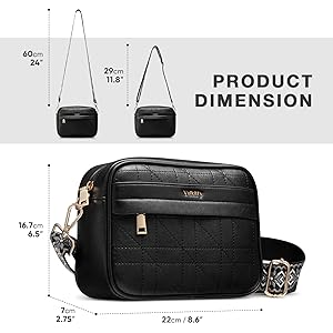 Vulkitty Crossbody Purses For Women, Small Quilted Crossbody